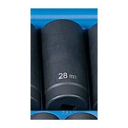 Light House Beauty 50in. Drive Metric Deep Impact Socket - 28mm LI3535040